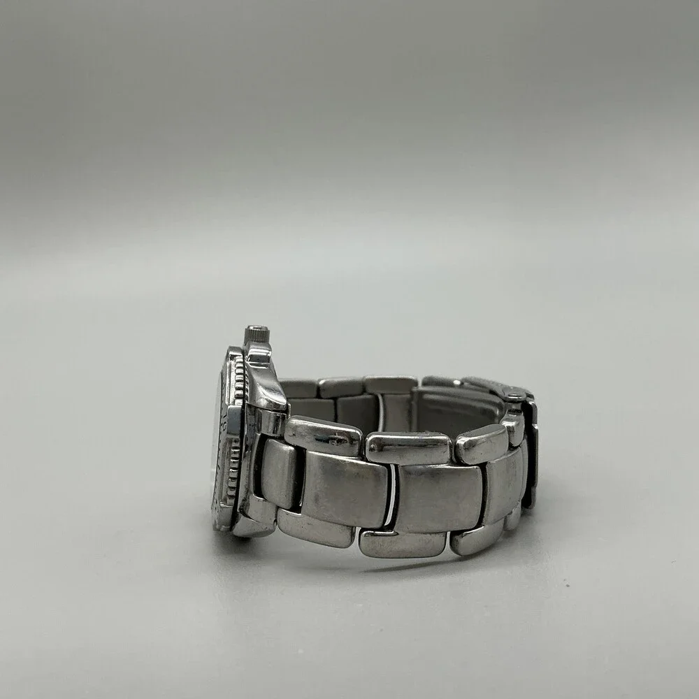 Fossil Steel FS-2525 Womens Watch 32mm Silver Dial Stainless 100m New Battery 6